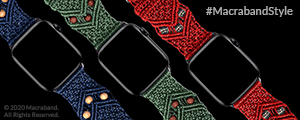 New Beaded Macraband for Apple Watch Collection!